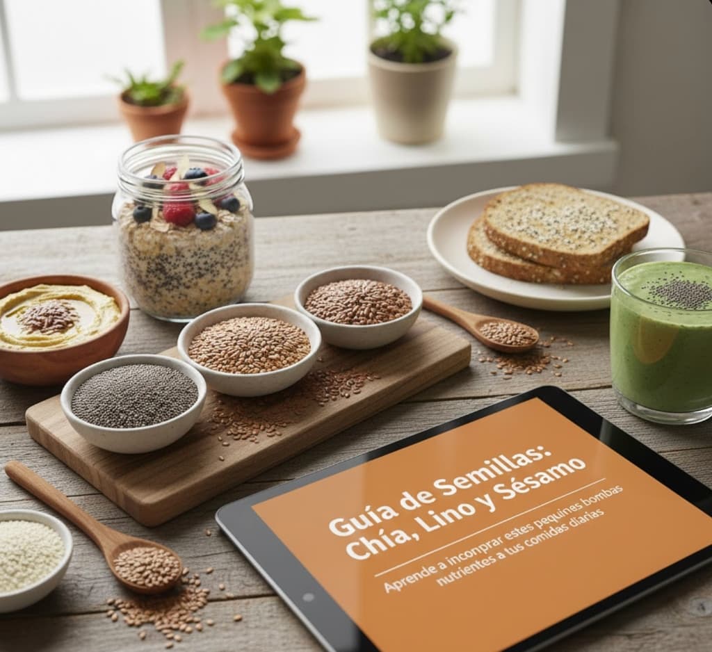 Guía de Semillas: Chía, Lino y Sésamo
